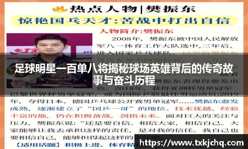 足球明星一百单八将揭秘球场英雄背后的传奇故事与奋斗历程
